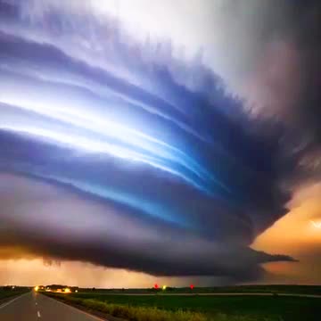 Probably the most beautiful storm ever witnessed.