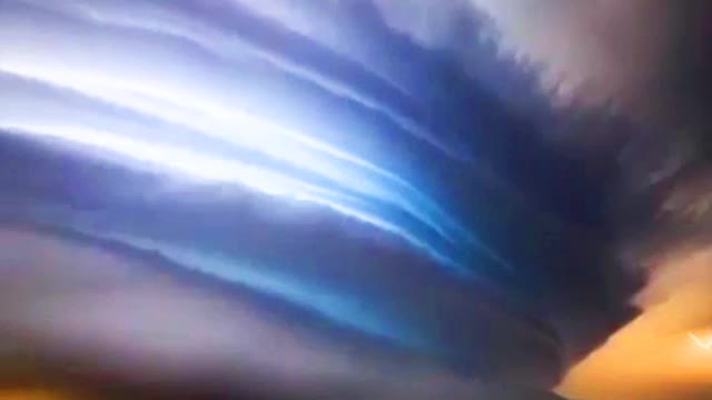 Probably the most beautiful storm ever witnessed.