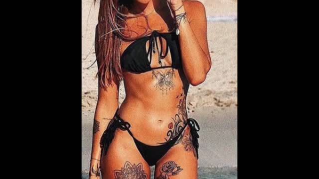 New trend sees women wearing their bikini tops upside down