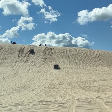 Ford Maverick sand dunes