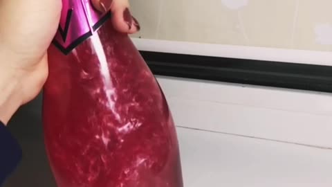 a bewitching video. Rainbow in a bottle