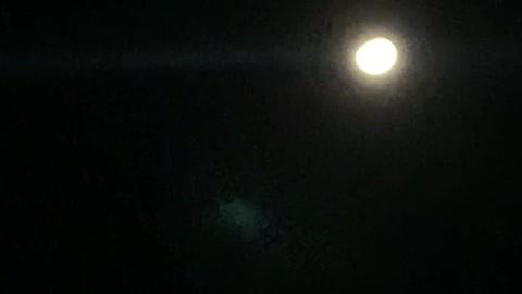 International space station during no fly zone and perfect sky