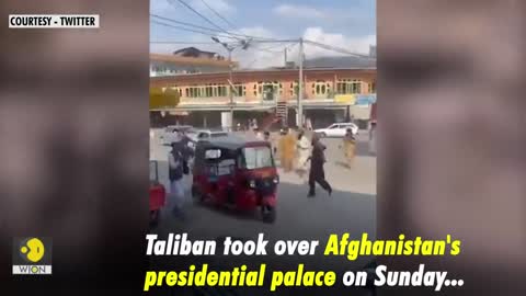 Shoes are thrown to Afghanistan army