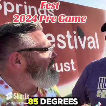 85 degrees for the Rush Springs Watermelon Festival!!!