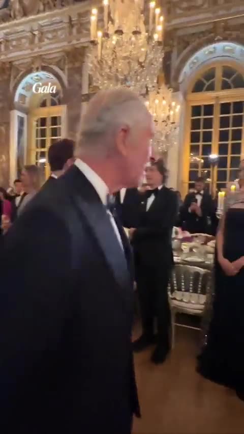 Globalist "Elites" had huge banquet last night Honoring Prince Charles & French President Macron