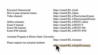 Exam FM exercise for May 30, 2022