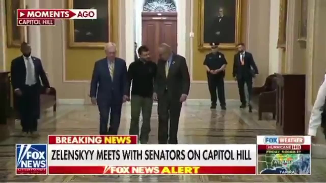 Zelenskyy on Capitol Hill today