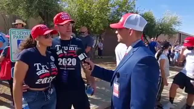 President Trump Rally Interview - That's The Point with Brandon