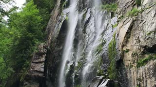 Beautiful Rainbow Falls By Indian Head Near Keene Adirondack NY