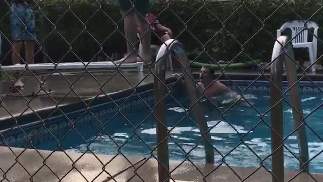 Epic Back Flip Diving Board Fail