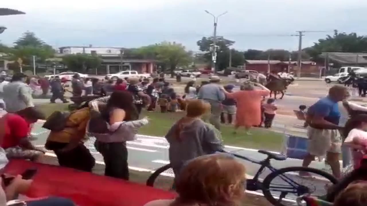 Patria Gaucha - Desfile gaucho visto desde el Hongo - Tacuarembó, Uruguay (09/03/2024)