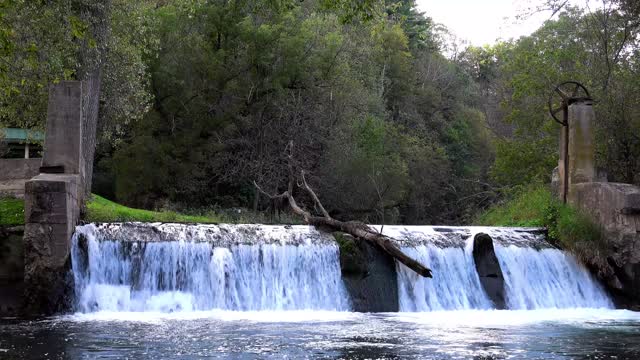 beautiful waterfall nature video.4k Ultra HD videos