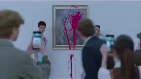 Parody Clip Of Degenerate Youths Destroying Timeless Art Because Of Climate Change.mp4