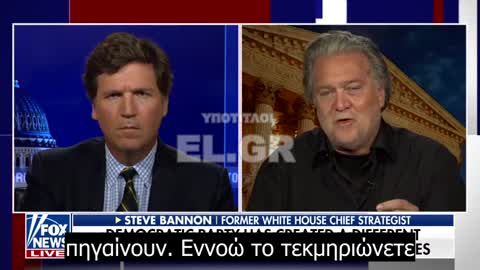 Ο Steve Bannon μιλά με τον Tucker Carlson για την «ένοχη» ετυμηγορία