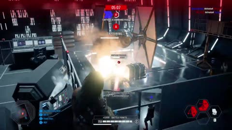 SWBF2 2017: Instant Action Mission (Attack) Resistance Starkiller Base Gameplay