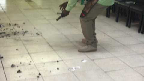 Barber shop dance off challenge