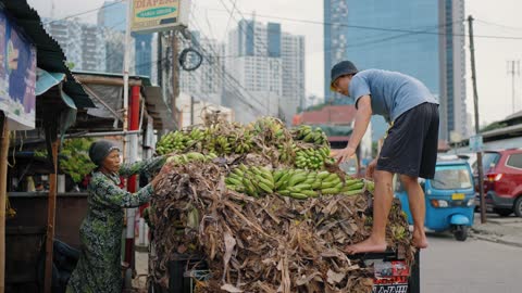 a market in Jakarta