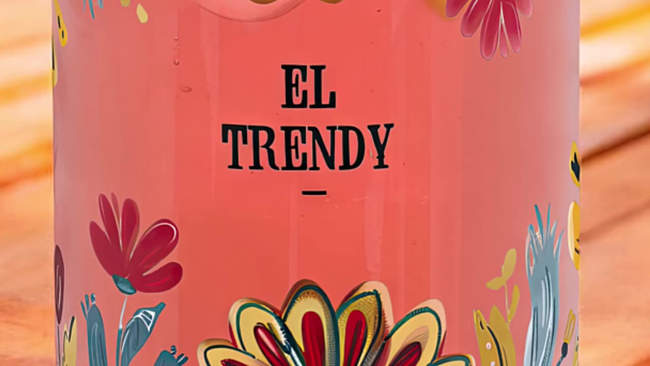 Vaso único con diseño floral: ¡El toque bohemio perfecto! #VasoDecorado #EstiloBohemio