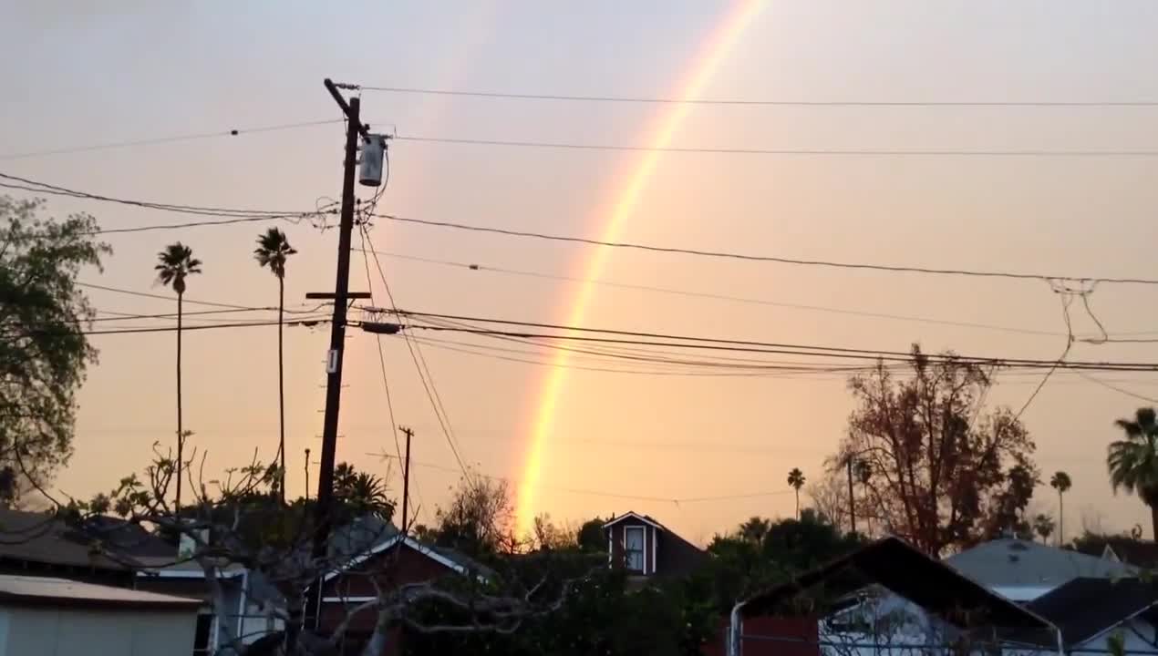 Christmas Eve Double Rainbow