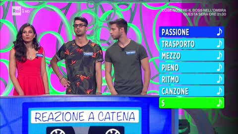 RAIUNO - Reazione A Catena-La Catena Musicale (21/07/2017)
