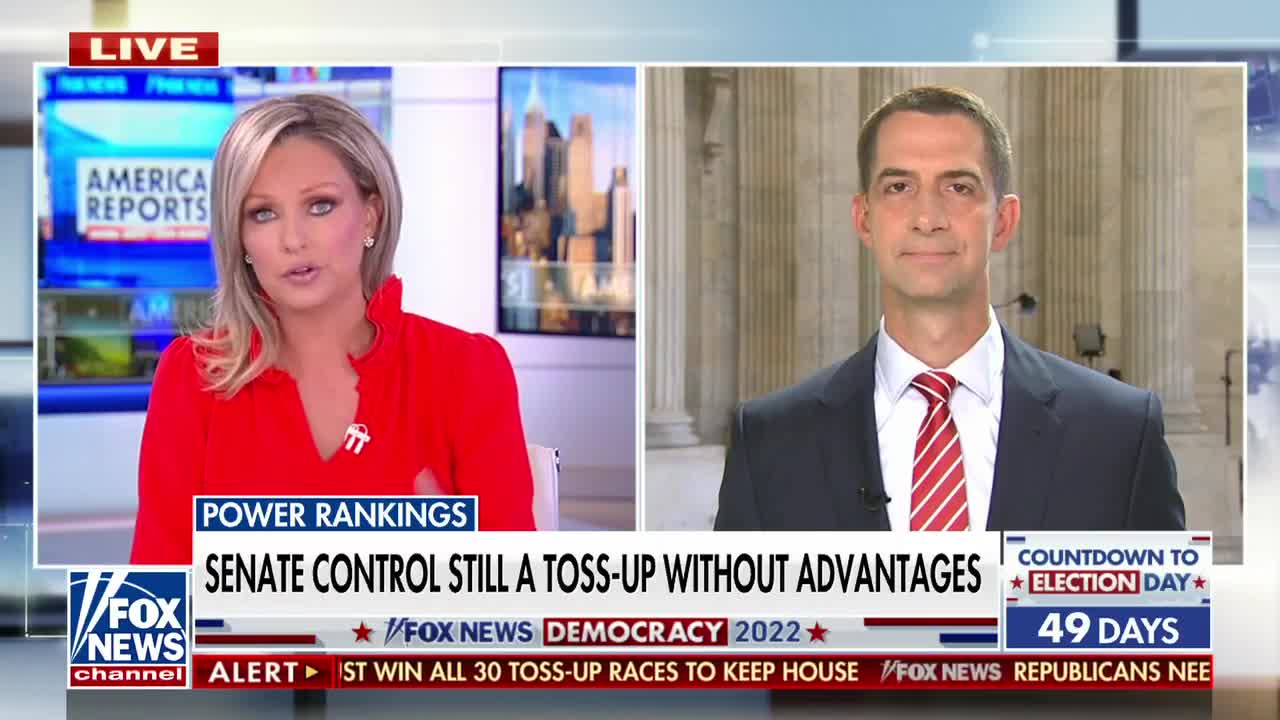 Tom Cotton 'confident' Republicans will regain control of House and Senate