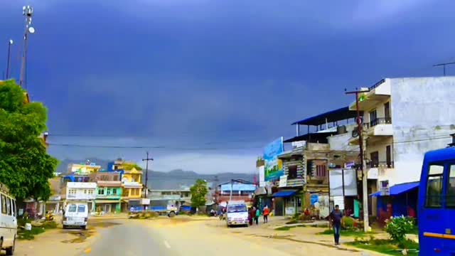 Beautiful view of nepal City