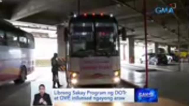 Libreng Sakay Program ng DOTr at OVP, inilunsad ngayong araw _ Saksi