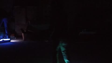 Hoverboard in the dark