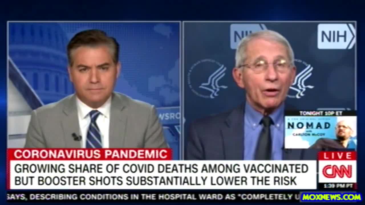 Fraud Fauci Cites Underlying Conditions as to Why 40% + of COVID Deaths Are Vaccinated