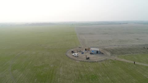 Pivot view of the Muhammad Agricultural farm