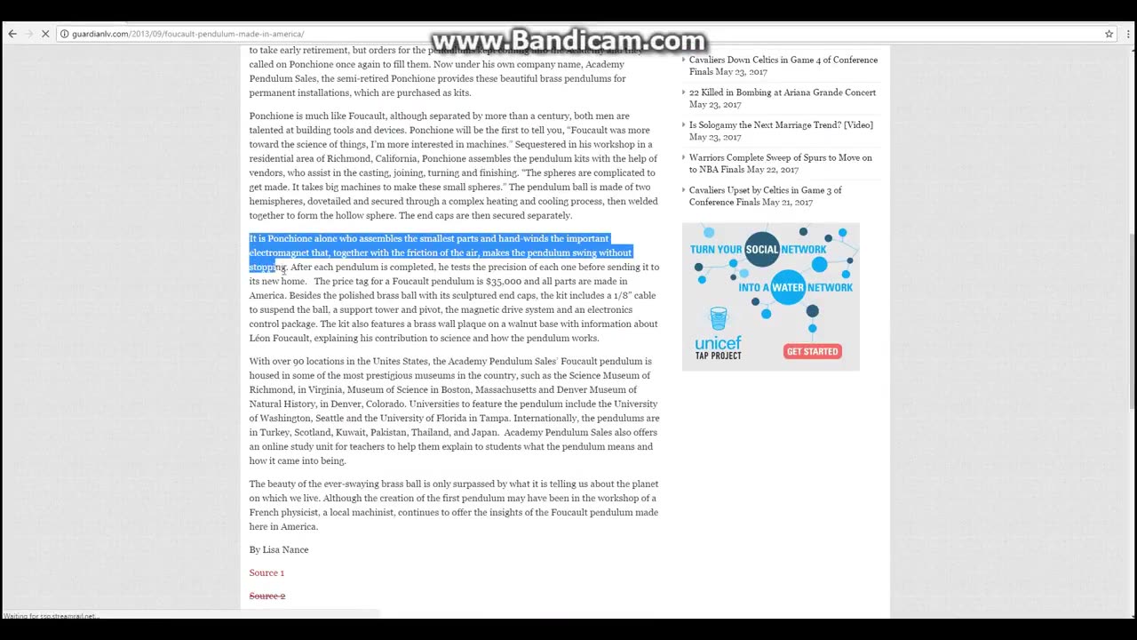 Defrauding the Public - Foucault Pendulums Electromagnetically Controlled Worldwide!!!