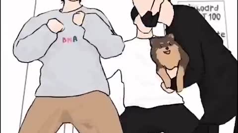 BTS Tiktok Dance Animation