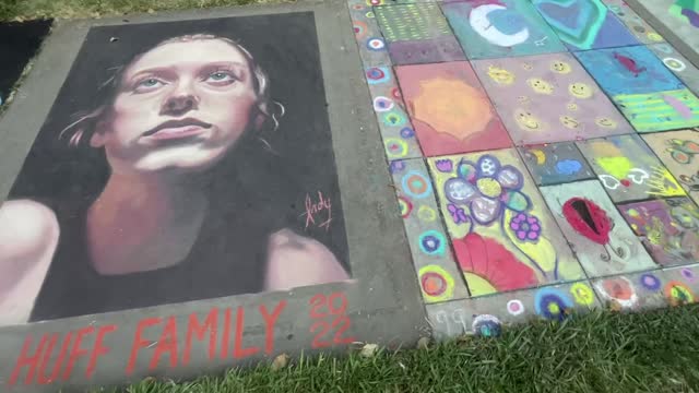 How to Be a Part of a Chalk Art Festival as an Artist