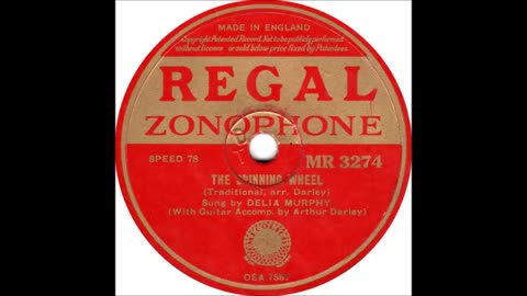 The Spinning Wheel sung by Delia Murphy