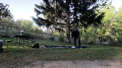 CAMPGROUND SHENANIGANS WITH MY KIDS ON A CHILLY DAY