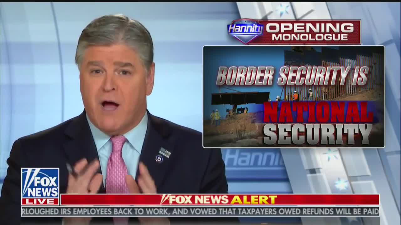 Sean Hannity claims Trump didn't cave