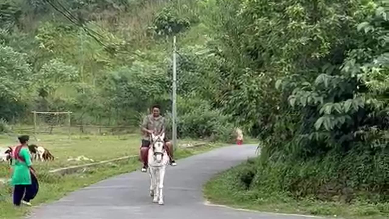 Horse riding at Pokhara