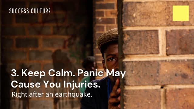 10 Quick Tips for Earthquake Safety