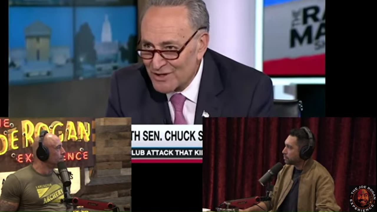 Joe Rogan And Dave Smith Watch Chuck Schumer Talk About The CIA