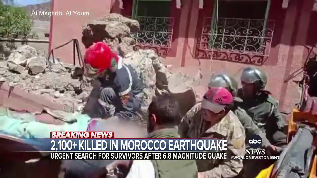 More than 2100 killed in Morocco earthquake