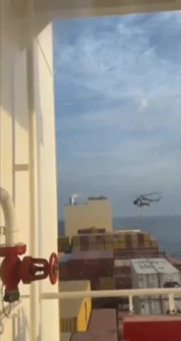 IRGC NAVAL FORCES SEIZED PORTUGUESE-FLAGGED MCS ARIES SHIP @ THE STRAIT OF HORMUZ