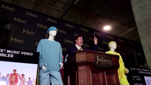 BTS 'Dynamite' costumes sell for $162K at auction