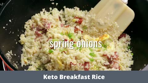 Keto Breakfast Rice | Keto Diet Easy Recipe