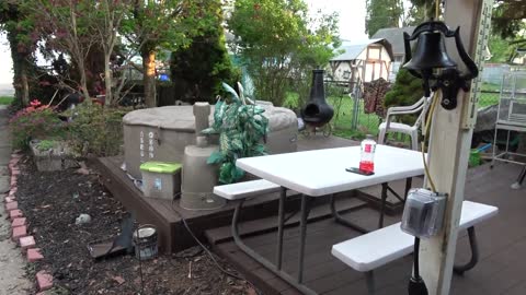 5-9-2018 - Staining The Deck With Ace Oxford Brown Stain