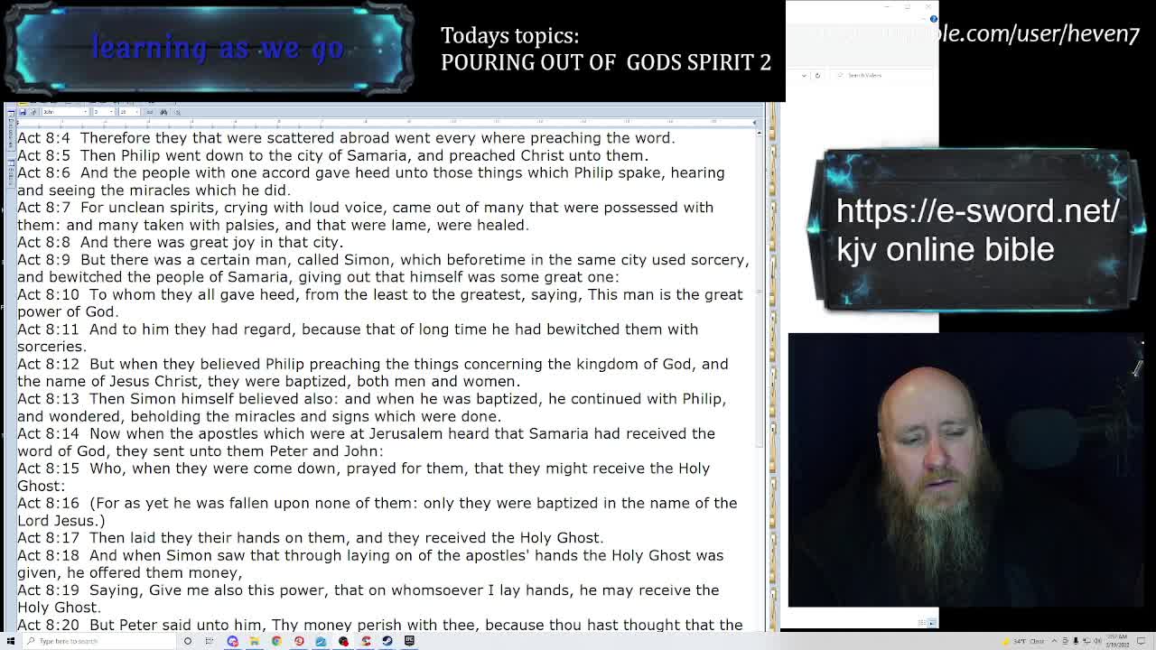 POURING OUT OF GODS SPIRIT 2