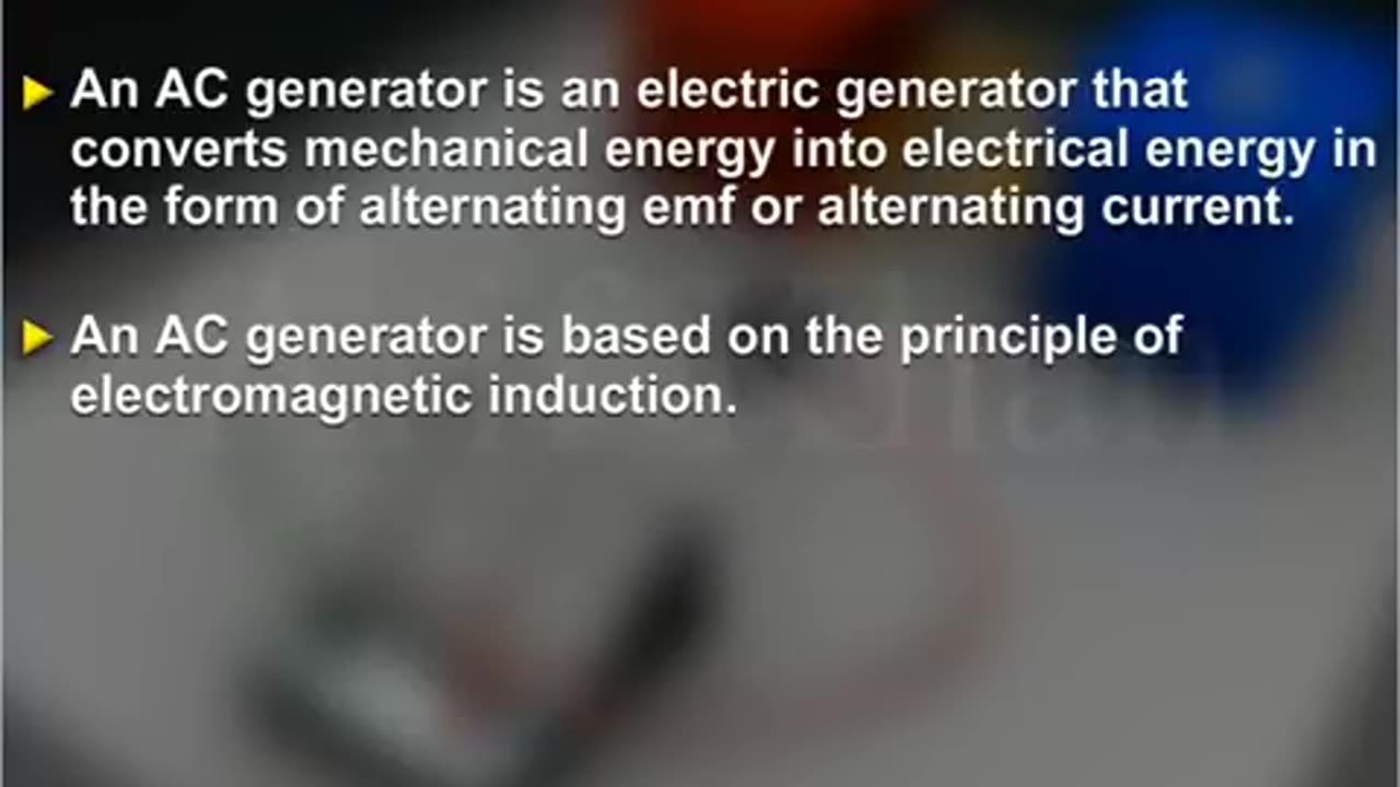 AC GENERATOR ANIMATION FOR STUDENTS