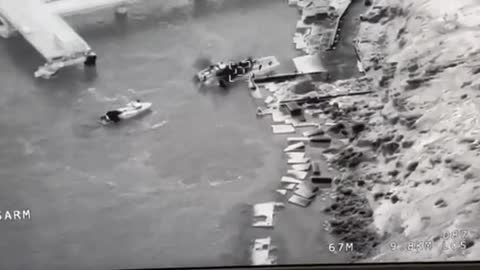 ❗️Exclusive video of the destruction of a Russian landing boat off Snake Island!