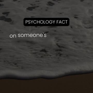 A kind word can have a profound impact... Psychology Fact