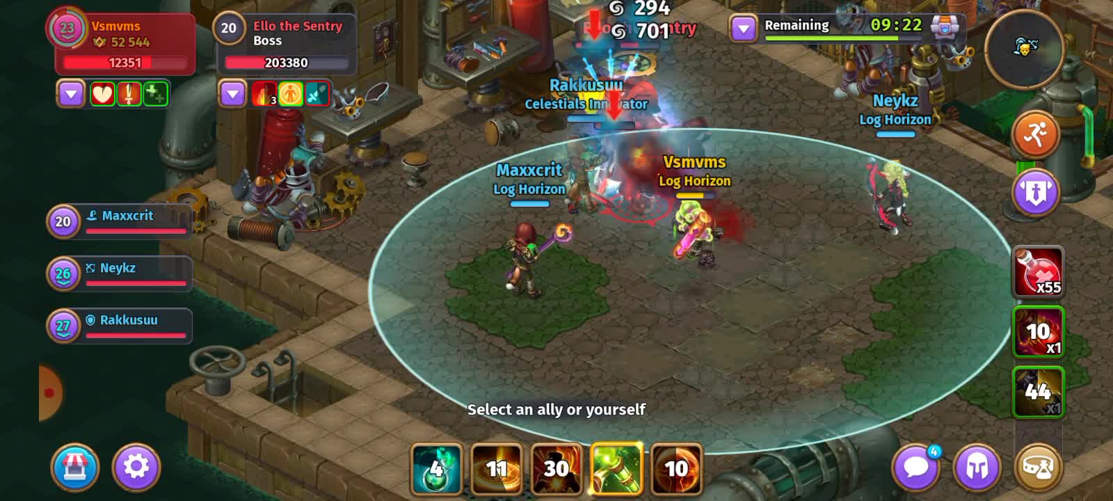 Level 20 Dungeon Run - Skylore