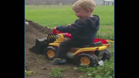Super funny baby and smart